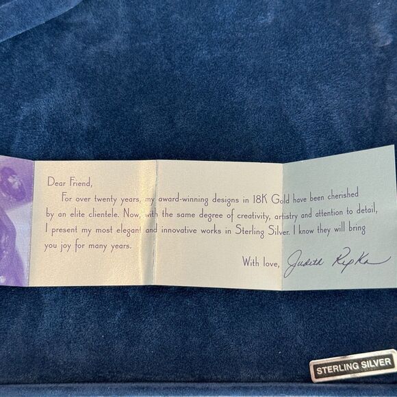 NIB* JUDITH RIPKA Sterling Braided Leather Necklace Set in Brown and Burgundy - Picture 7 of 7